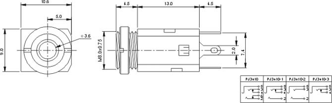 耳機插座PJ3410